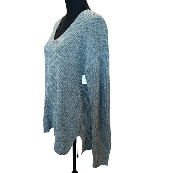 New ~ CASLON ~ ( Nordstrom) Women's Blue Long Sleeve Pullover Sweater Size M - Picture 2 of 5